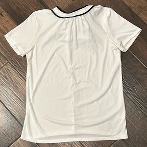 Banana Republic White Blouse Sz M